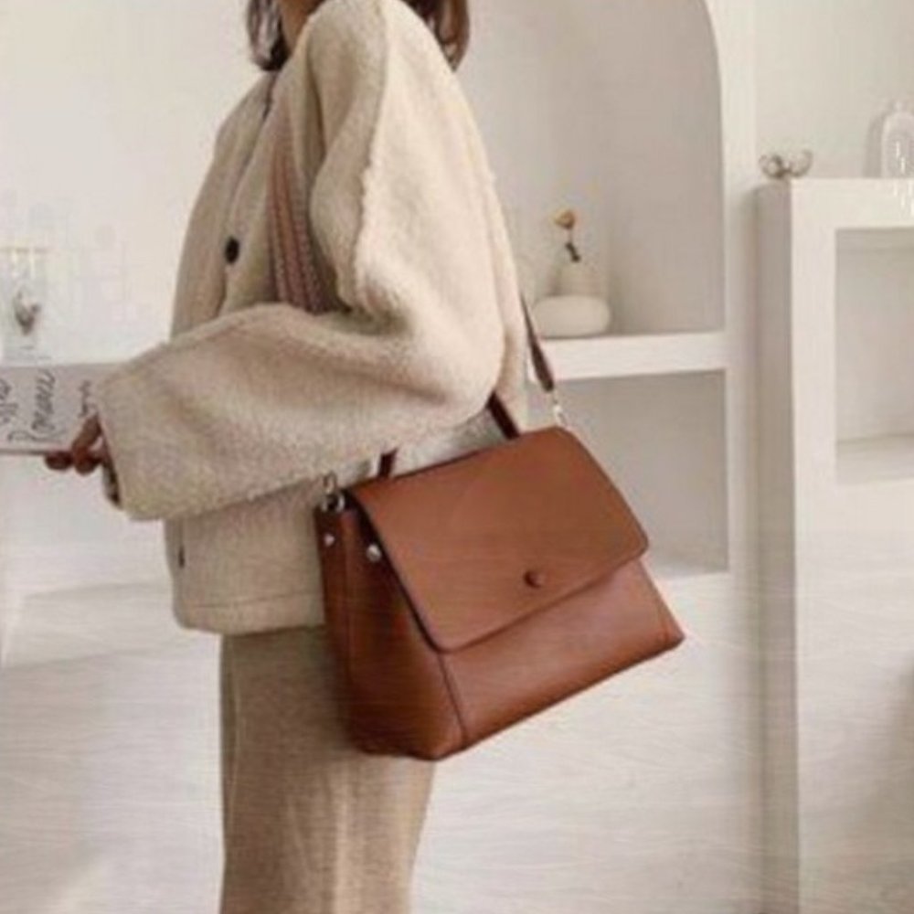 New Satchel Bag Brown 244